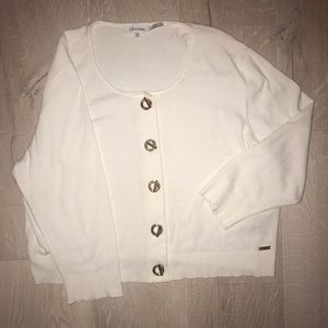 Calvin Klein Gold Toggle Sweater
